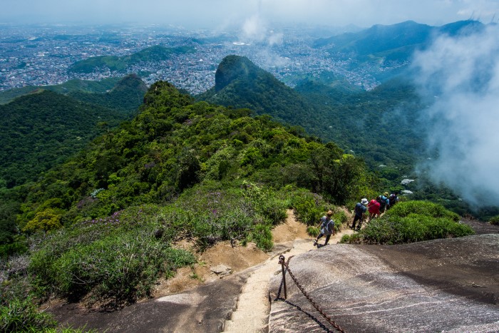 Panorama from the peak of Tijuca