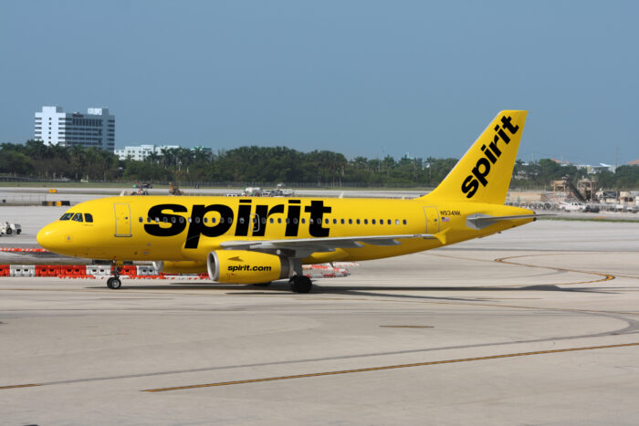 Spirit a opéré la première liaison entre Miami et Cartagena de Indias (Crédit : Spirit)