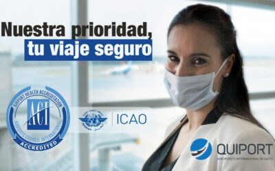 Quito International Airport obtains Airport Health Accreditation (A.H.A.)