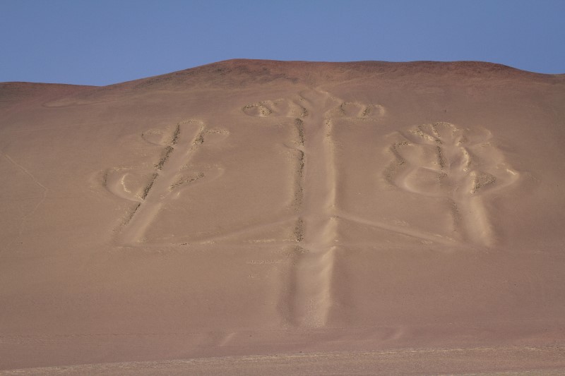 Geoglyph of the Candelabra, Paracas (Crédit : Sébastien Walkowiak)