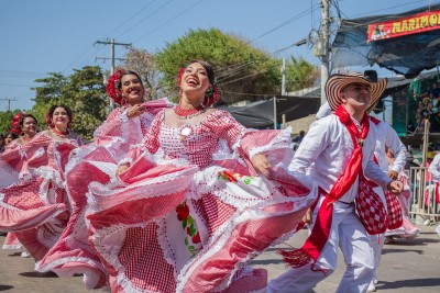 Comparsa de Cumbia, Carnaval de Barranquilla (Crédit : Sébastien Walkowiak)