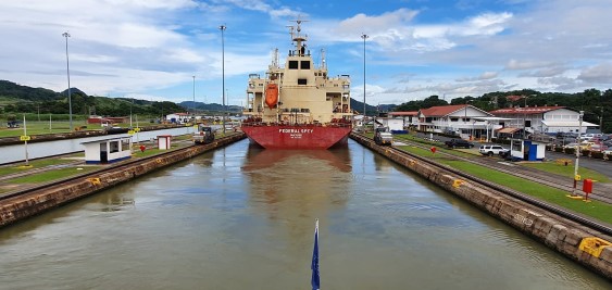 Le canal de Panama (Crédit : J. Gallego)