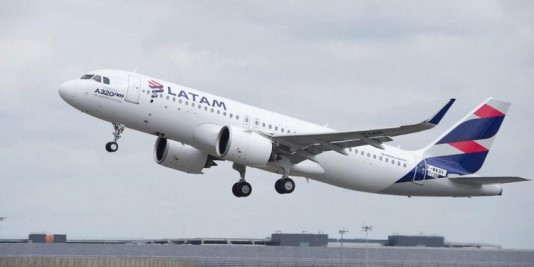 Airbus A320 (Crédit : LATAM)