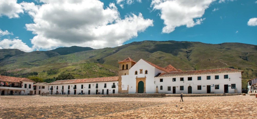 Place centrale de Villa de Leyva (Crédit : Mario Carvaja)