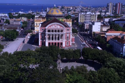 Le théatre Amazonas (Crédit : Ana Claudia Jatahy/Embratur)